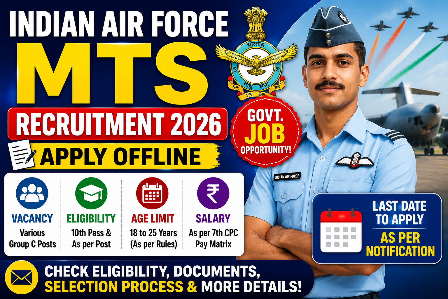 Indian Air Force MTS Recruitment 2026