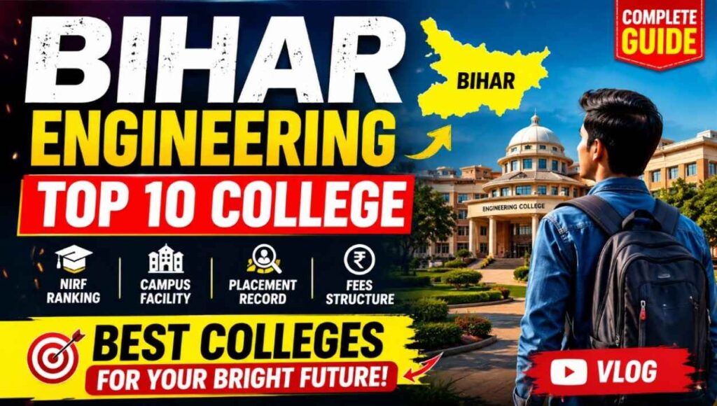 Current image: Bihar Top 10 Engineering College 2026: Ranking, Fees, Placement की पूरी जानकारी
